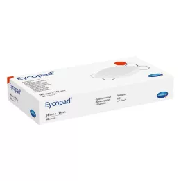 EYCOPAD Compressas para os olhos 56x70 mm não esterilizadas, 50 pcs