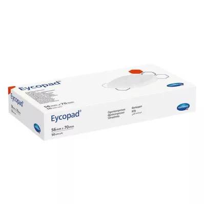 EYCOPAD Compressas para os olhos 56x70 mm não esterilizadas, 50 pcs