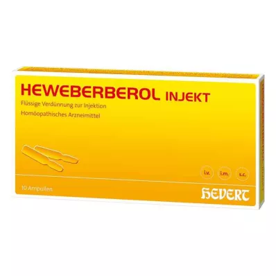 HEWEBERBEROL ampolas de injeção, 10 unid