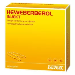 HEWEBERBEROL ampolas de injeção, 100 unid