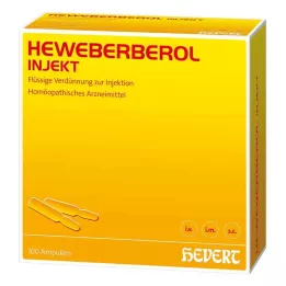 HEWEBERBEROL ampolas de injeção, 100 unid