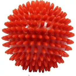 MASSAGEBALL Bola de ouriço 9 cm vermelha, 1 unidade