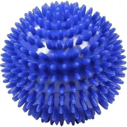 MASSAGEBALL Bola de ouriço 10 cm azul, 1 unidade