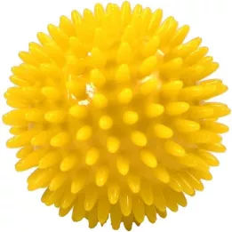 MASSAGEBALL Bola de ouriço 8 cm amarela, 1 unidade