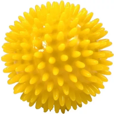 MASSAGEBALL Bola de ouriço 8 cm amarela, 1 unidade