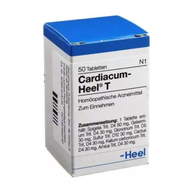 CARDIACUM Comprimidos Heel T, 50 unidades