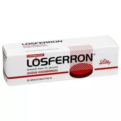 LÖSFERRON Comprimidos efervescentes, 20 unidades LÖSFERRON Comprimidos efervescentes, 20 unidades