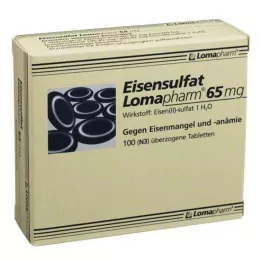 EISENSULFAT Lomapharm 65 mg comprimido revestido, 100 unid