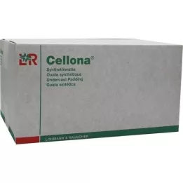 CELLONA Rolo de algodão sintético de 10 cmx3 m, 48 peças