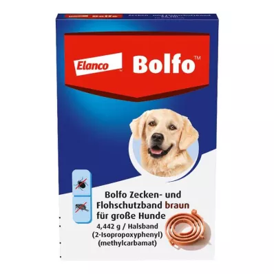 BOLFO Faixa de proteção contra pulgas castanha para cães grandes, 1 peça BOLFO Faixa de proteção contra pulgas castanha para cães grandes, 1 peça