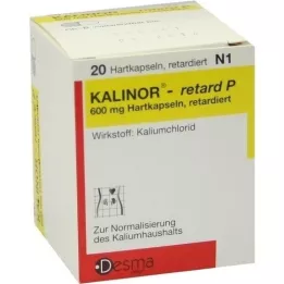 KALINOR retard P 600 mg cápsulas duras, 20 unid
