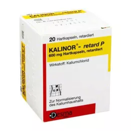 KALINOR retard P 600 mg cápsulas duras, 20 unid