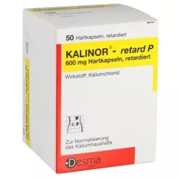 KALINOR retard P 600 mg cápsulas duras, 50 unid