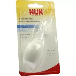 NUK Aspirador nasal tamanho 1, caixa branca, 1 unidade