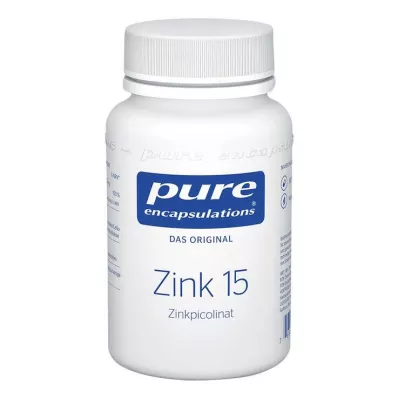 PURE ENCAPSULATIONS Zinc 15 Zinc Picolinate Capsules, 180 cápsulas