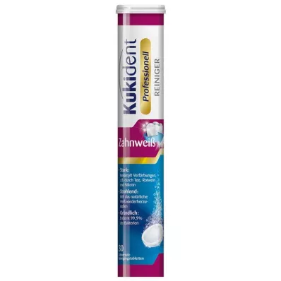 KUKIDENT Cleaner Teeth Whitening Tabs, 30 unid
