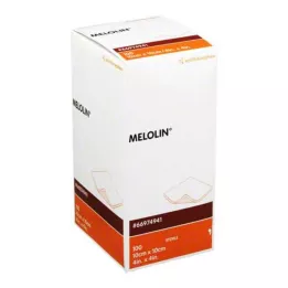 MELOLIN Pensos para feridas de 10x10 cm esterilizados, 100 unidades