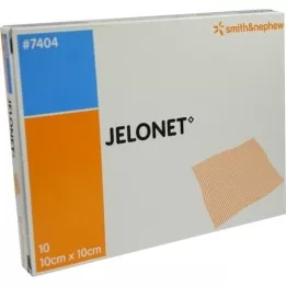 JELONET Gaze de parafina 10x10 cm estéril, 10 pcs