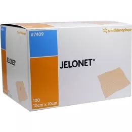 JELONET Gaze de parafina 10x10 cm estéril, 100 unidades