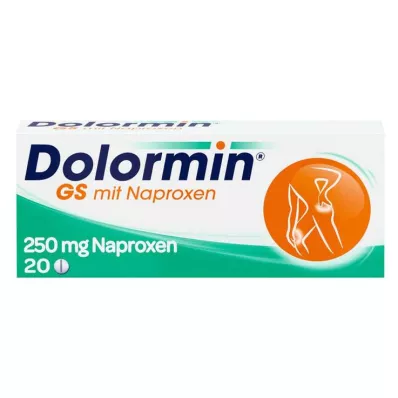 DOLORMIN GS com Naproxen comprimidos, 20 unid DOLORMIN GS com Naproxen comprimidos, 20 unid