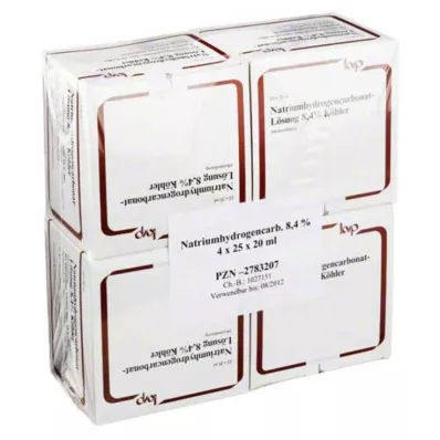 NATRIUMHYDROGENCARBONAT-Solução de Köhler 8,4%, 100X20 ml