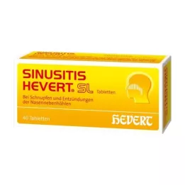 SINUSITIS HEVERT SL Comprimidos, 40 unidades