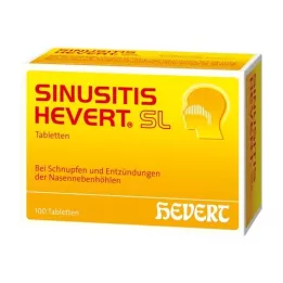SINUSITIS HEVERT SL Comprimidos, 100 unidades