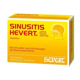 SINUSITIS HEVERT SL Comprimidos, 300 unidades