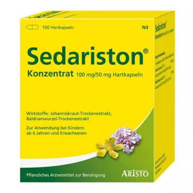 SEDARISTON Cápsulas duras concentradas, 100 unidades