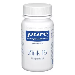 PURE ENCAPSULATIONS Zinc 15 Zinc Picolinate Capsules, 60 Cápsulas