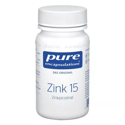 PURE ENCAPSULATIONS Zinc 15 Zinc Picolinate Capsules, 60 Cápsulas