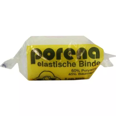 PORENA Ligadura elástica de gaze de 4 cm branca com violoncelo, 1 unid