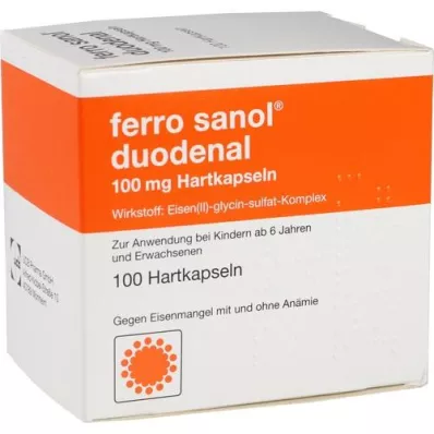 FERRO SANOL duodenal Hartkaps.m.msr.überz.Pell., 100 unid