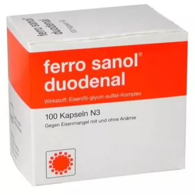 FERRO SANOL duodenal Hartkaps.m.msr.überz.Pell., 100 unid