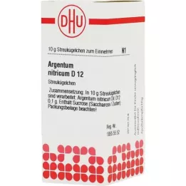 ARGENTUM NITRICUM D 12 glóbulos, 10 g