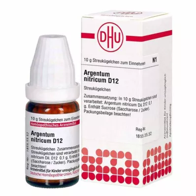 ARGENTUM NITRICUM D 12 glóbulos, 10 g ARGENTUM NITRICUM D 12 glóbulos, 10 g