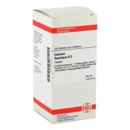 CALCIUM FLUORATUM D 3 Comprimidos, 200 Cápsulas