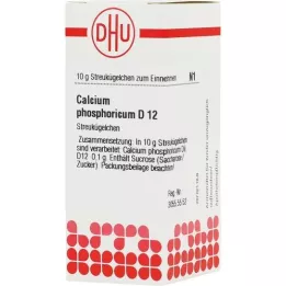 CALCIUM PHOSPHORICUM D 12 glóbulos, 10 g