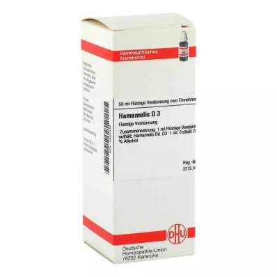 HAMAMELIS Diluição D 3, 50 ml