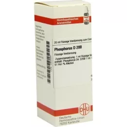 PHOSPHORUS Diluição D 200, 20 ml