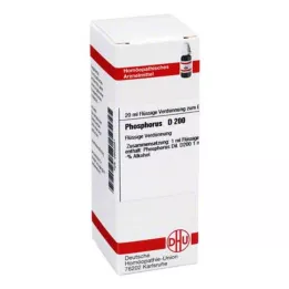 PHOSPHORUS Diluição D 200, 20 ml