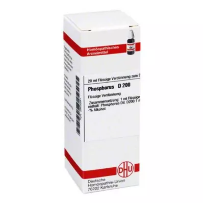 PHOSPHORUS Diluição D 200, 20 ml PHOSPHORUS Diluição D 200, 20 ml