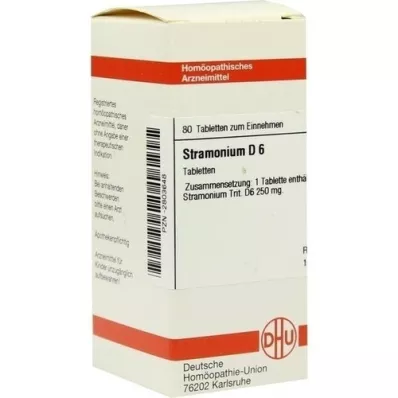 STRAMONIUM D 6 Comprimidos, 80 Cápsulas