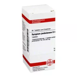SYZYGIUM JAMBOLANUM D 4 Comprimidos, 80 Cápsulas