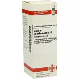 ZINCUM VALERIANICUM Diluição D 12, 20 ml