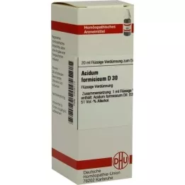 ACIDUM FORMICICUM Diluição D 30, 20 ml