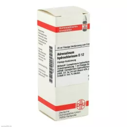 ADRENALINUM HYDROCHLORICUM Diluição D 12, 20 ml