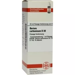 BARIUM CARBONICUM Diluição D 30, 20 ml