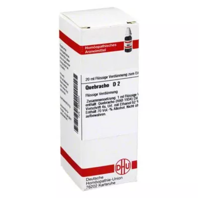 QUEBRACHO Diluição D 2, 20 ml QUEBRACHO Diluição D 2, 20 ml