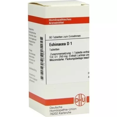 ECHINACEA HAB D 1 Comprimidos, 80 Cápsulas